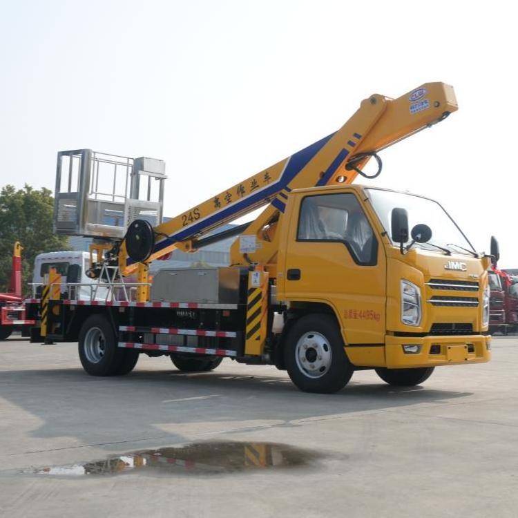 Jmc 24 meters Telescopic Aerial Platform Truck Man Lift Working Truck for  Cherry Picker