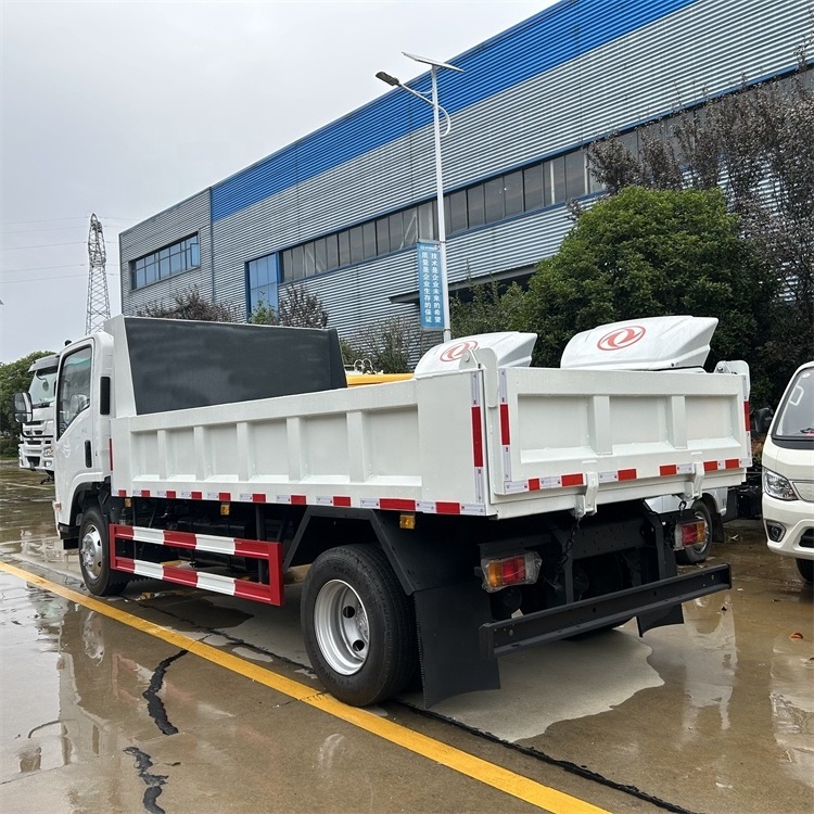 Isuzu small cargo truck for sales 3tons 5tons dump truck factory price