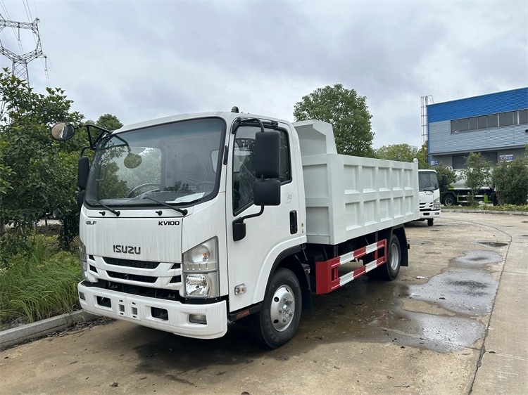 Used in mines Isuzu 5 tons 3 tons mini dump truck with high wall panels sold at a low price