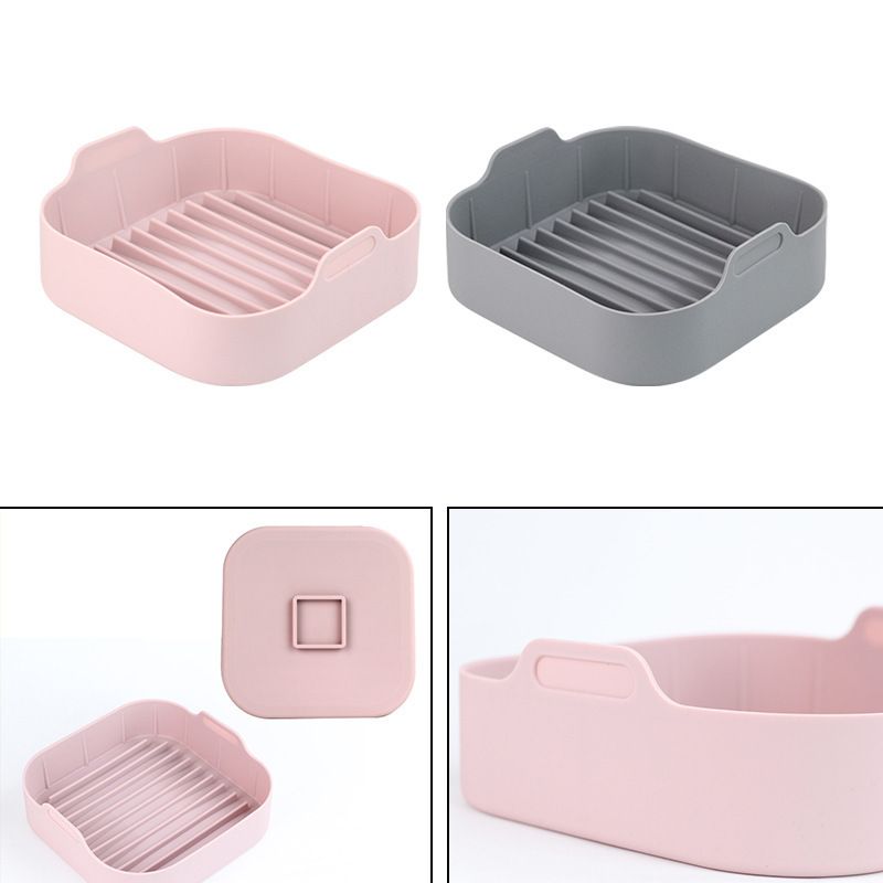 Kitchen Air fryer Accessories Replacement for Paper Liners Baking tool tray Silicone Pot