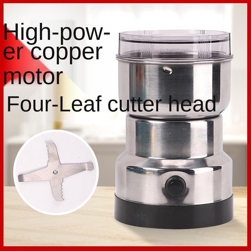 Household Electric Grinder Stainless Steel Bean Spice Nut Grain Burr Mill Coffee Grinder