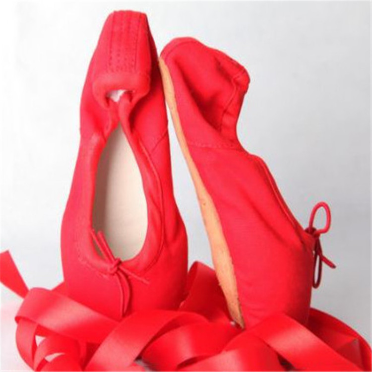 Made in China Latest soft Professional ballroom dance shoe Girls Adults Satin Ballet Pointe Shoes CC350