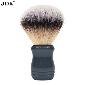 JDK Best Custom Logo Synthetic Nylon Hair Acrylic Handle Men's Shaving Brush