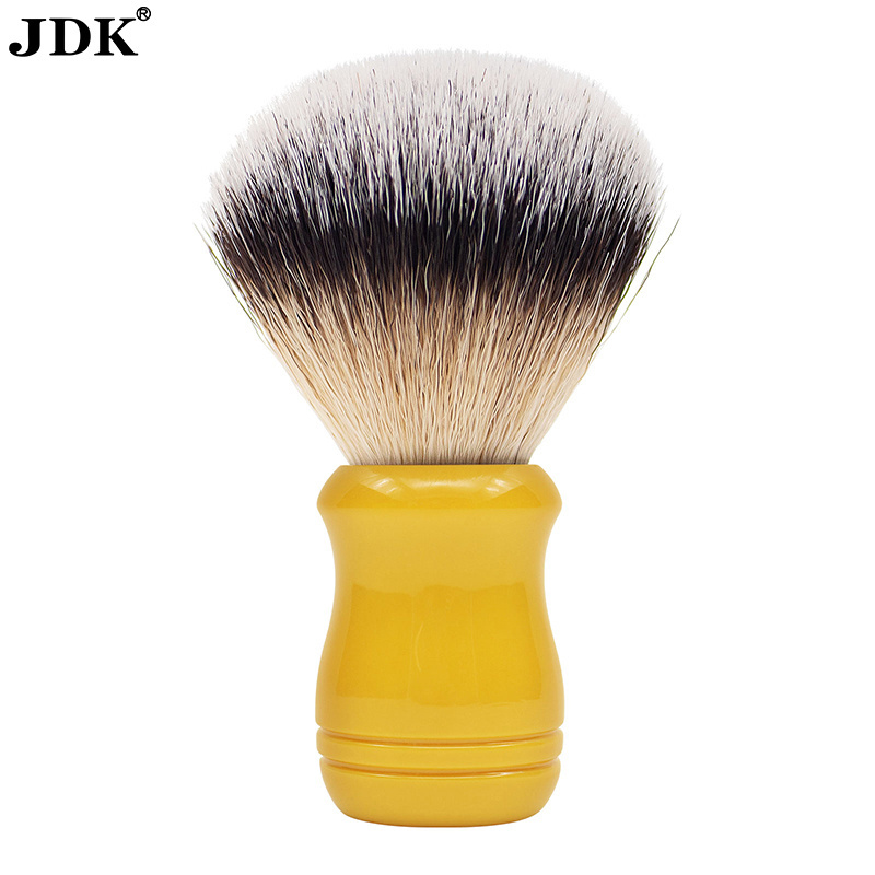 JDK Best Custom Logo Synthetic Nylon Hair Acrylic Handle Men's Shaving Brush