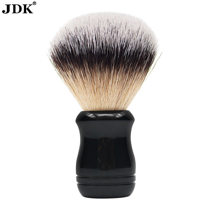 JDK Best Custom Logo Synthetic Nylon Hair Acrylic Handle Men's Shaving Brush