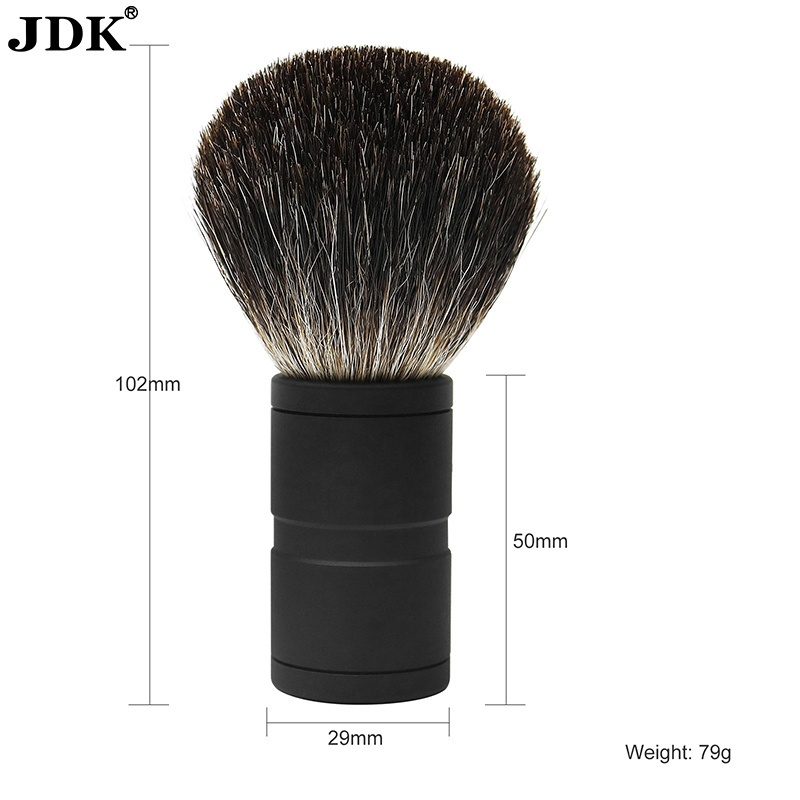 JDK Hot Items Men's Shave brush Aluminum Metal Handle Shaving Brush