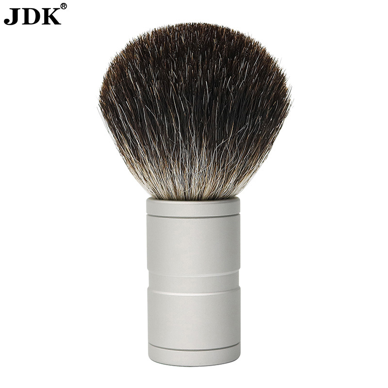 JDK Hot Items Men's Shave brush Aluminum Metal Handle Shaving Brush