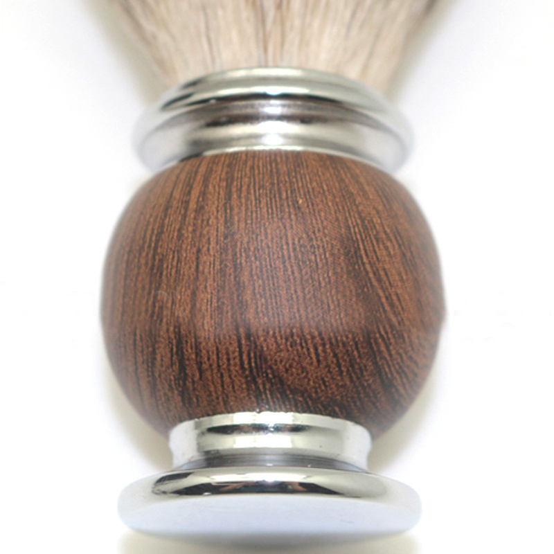 Wholesale Luxury Shaving brush High End Metal Stand Shaving Beard brushes kit with gift box