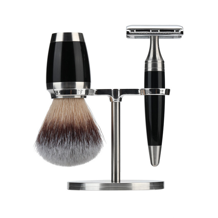 Metal handle Bristle Hair Shaving brush set men's shaving