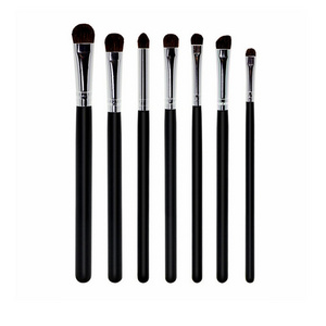 JDK Premium Goat Hair Horse Eye Shadow Brushes 4Pcs Eye Shadow Eyeliner Blending Shader Essential Eye Makeup Brush Set