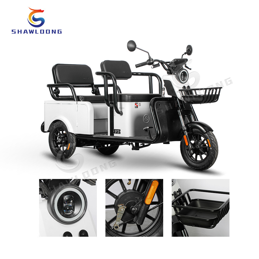 2000 Kg 1000 Kg Battery Operated Electric Cargo Tricycle With 48 V 60 V 72V Electric Rickshaw