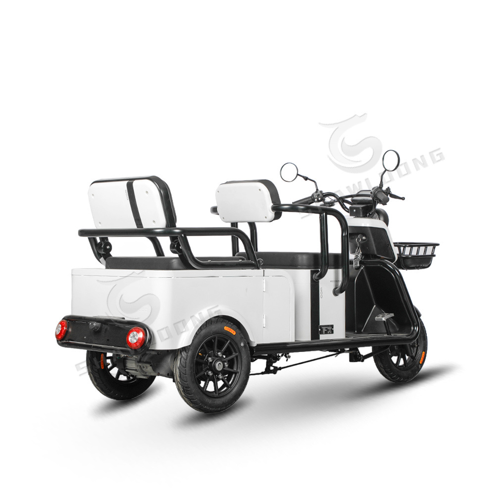 2000 Kg 1000 Kg Battery Operated Electric Cargo Tricycle With 48 V 60 V 72V Electric Rickshaw