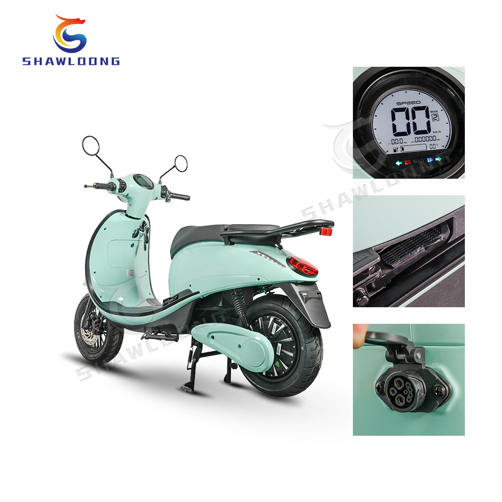 High-Power Adult Electric Scooter and Motorcycle with Pedals Open-Body CKD Electric Moped