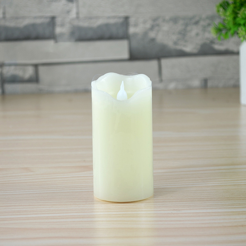 Wholesale 5cm diameter home wedding  decoration flameless moving wick led candle