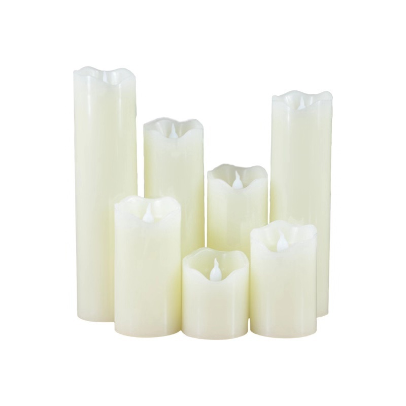 Wholesale 5cm diameter home wedding  decoration flameless moving wick led candle