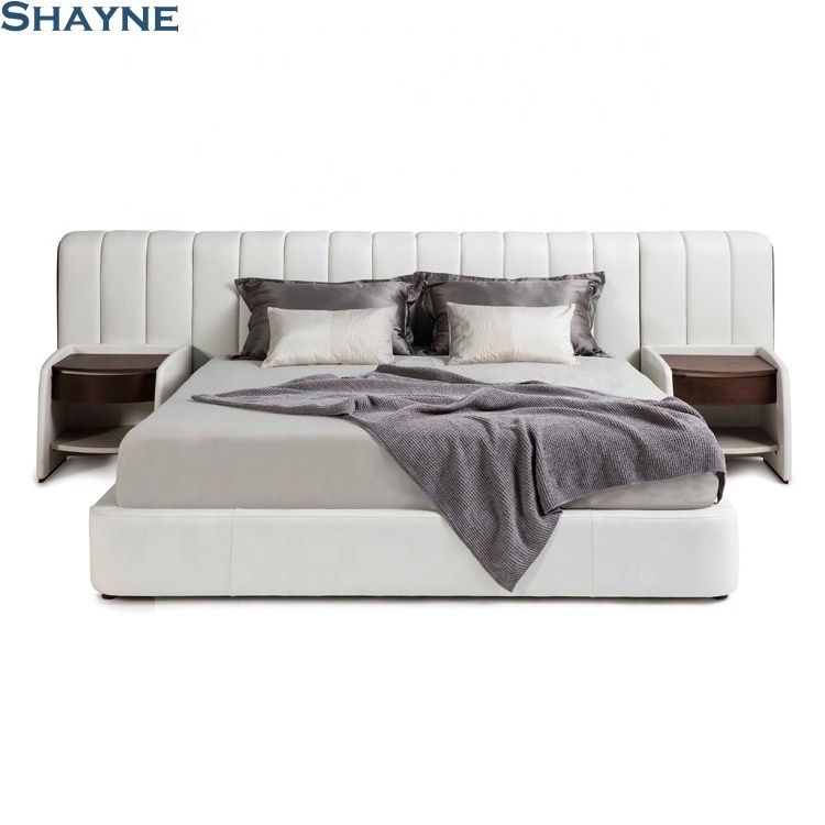 2024 collections Exhibitor ODM OEM for well-known brands SHAYNE FURNITURE Black With Drawers Room King Size Bed Modern