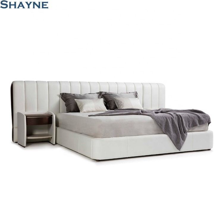 2024 collections Exhibitor ODM OEM for well-known brands SHAYNE FURNITURE Black With Drawers Room King Size Bed Modern