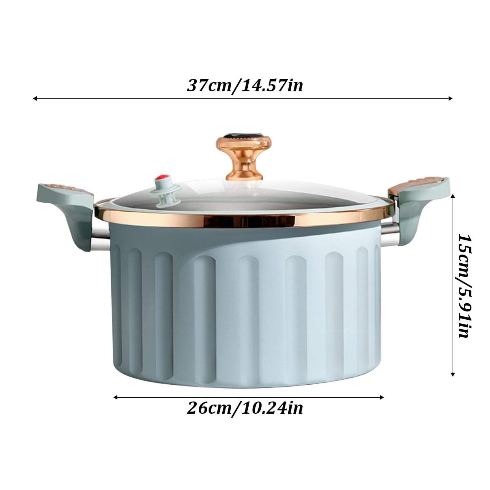 New Type Micro Pressure Cooker Household Large Capacity Non-stick Surface Multi-function Soup Pot Pressure Cooking