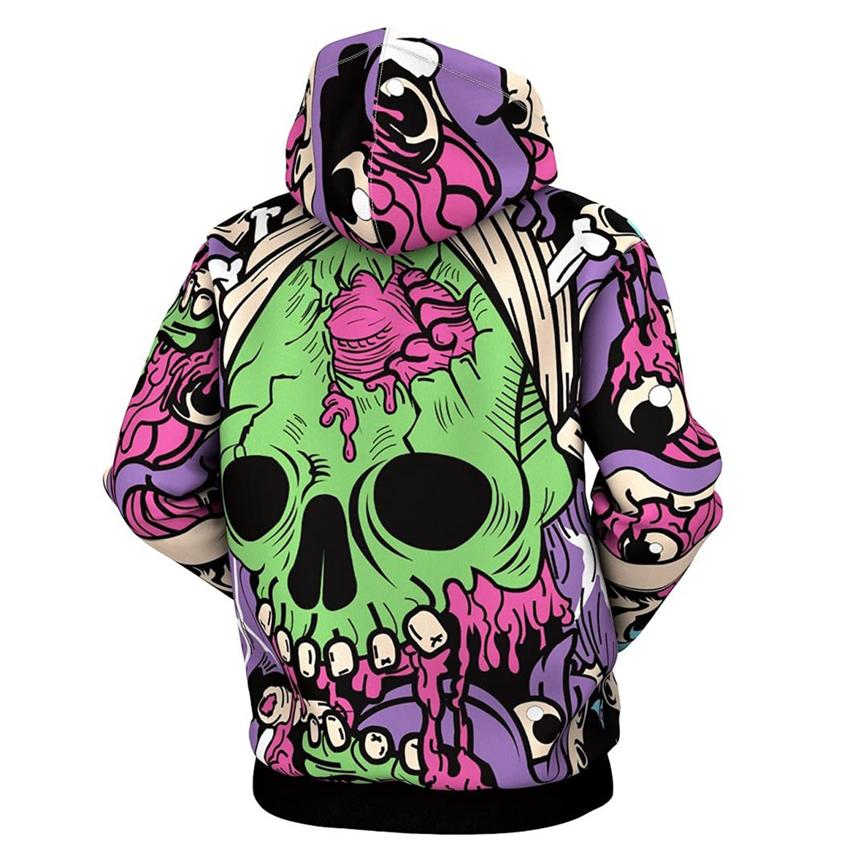 Custom All Over Print Hoodie Factory French Terry Graphic Hoodie Sport Men Full Zip Up 3D Sublimation Hoodies