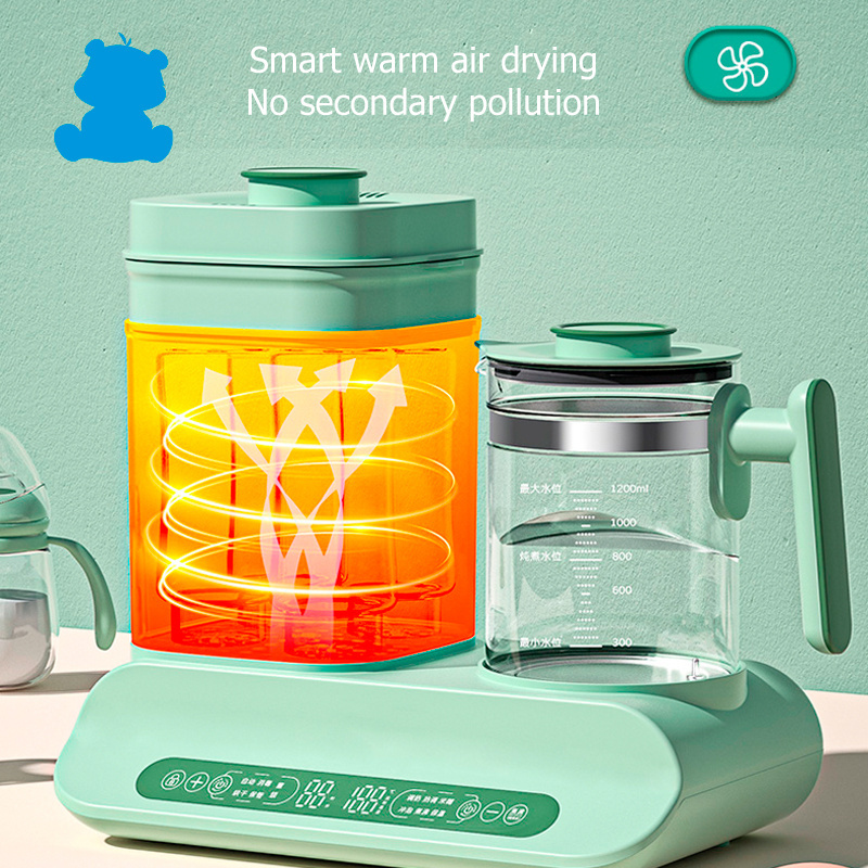 New Design 3 In 1 Baby Bottle Steam Sterilizer Dryer Bottle Warmer Milk Warmer Baby Formula Milk Kettle