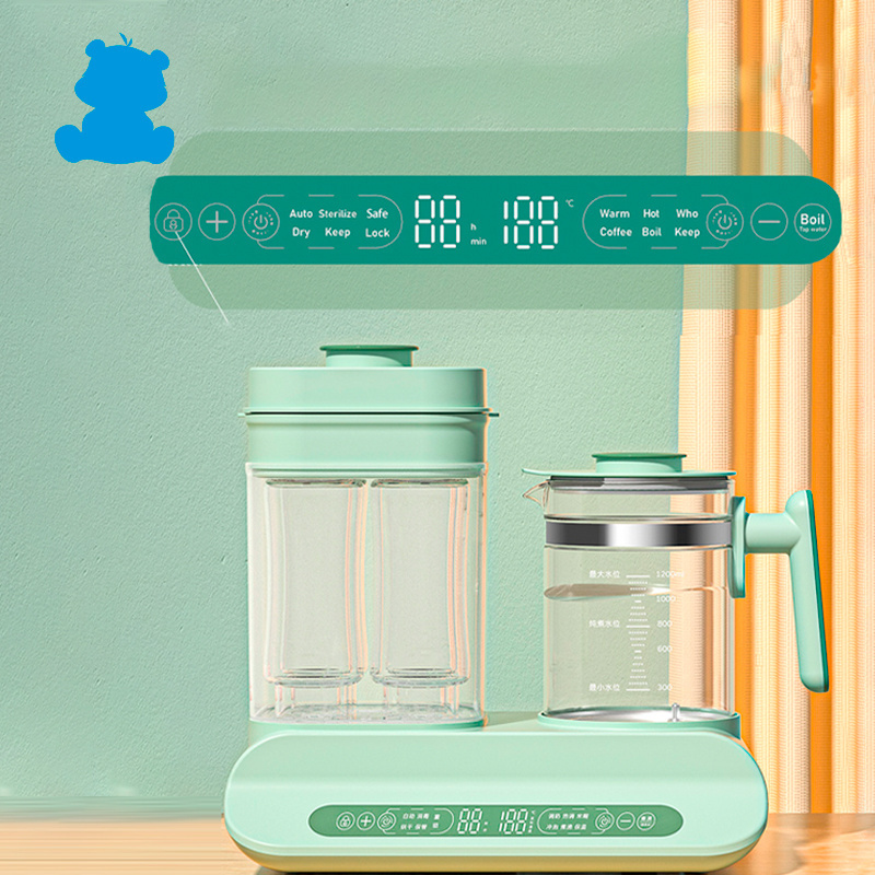 New Design 3 In 1 Baby Bottle Steam Sterilizer Dryer Bottle Warmer Milk Warmer Baby Formula Milk Kettle