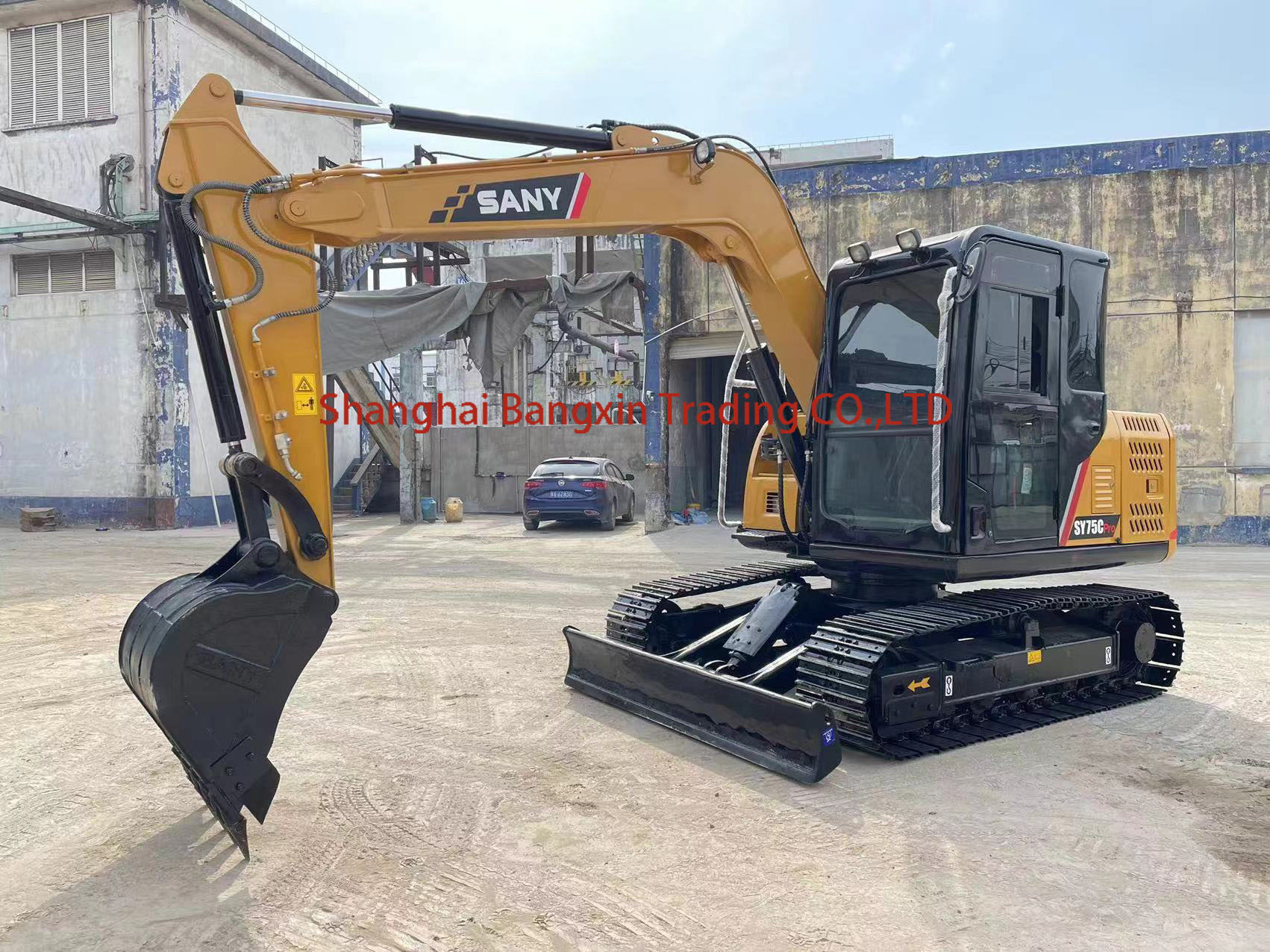 good condition used excavator for sale Sany SY75C crawler excavator second hand excavator