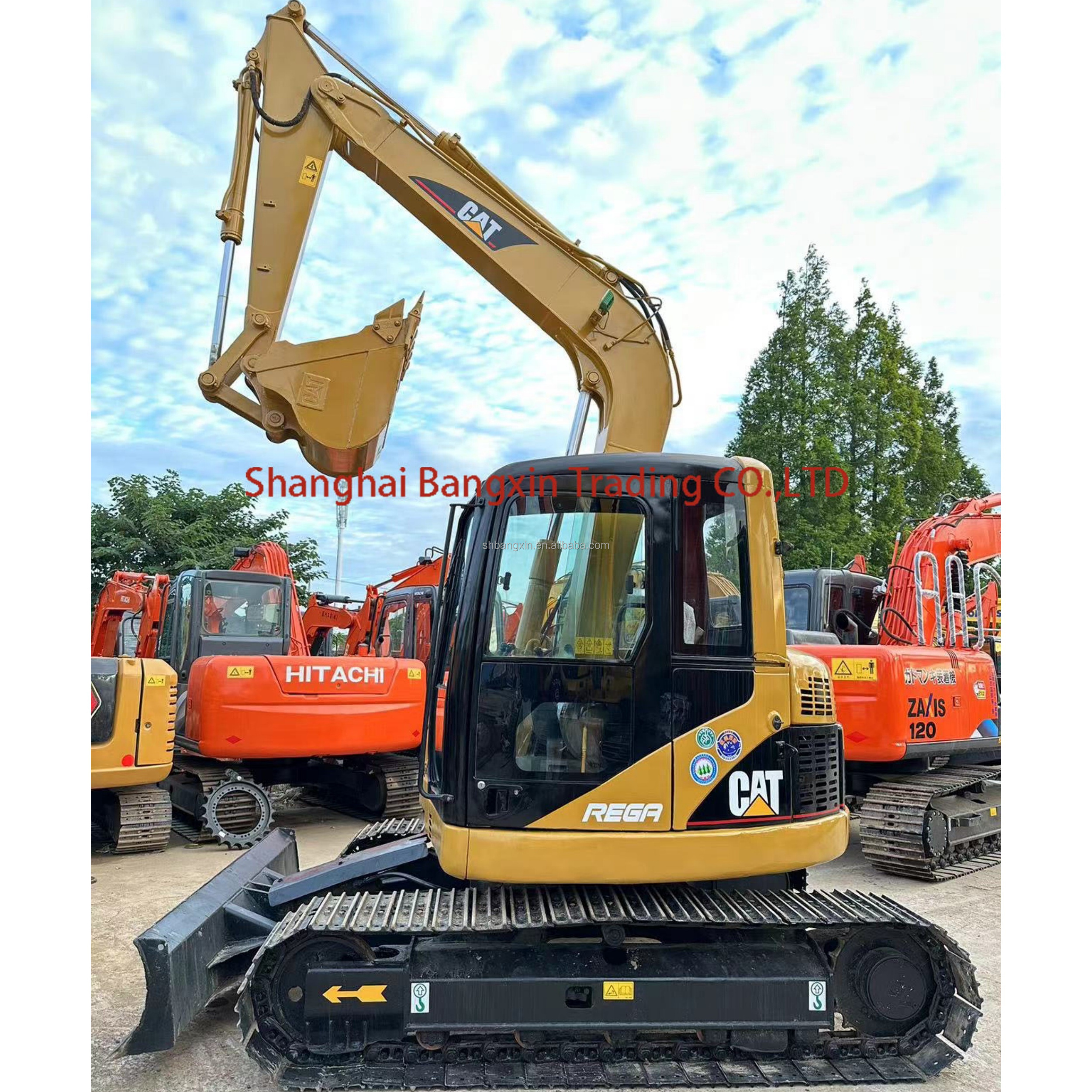 EPA 8 ton small machine used mini excavator CAT 308C for sale 306 307 308 in few hours