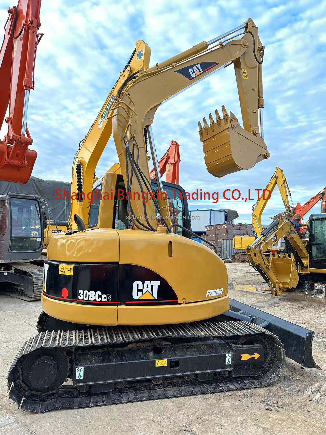 EPA 8 ton small machine used mini excavator CAT 308C for sale 306 307 308 in few hours