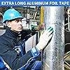 HVAC Duct Liner Aluminum foil Tape Packing tape High Quality Adhesive aluminium flashing butyl tape