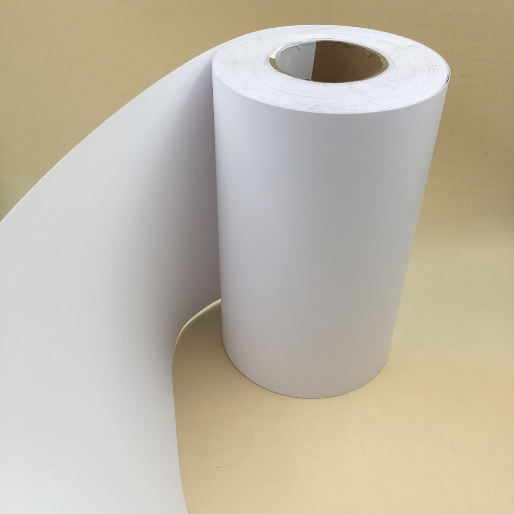 75/80/85/90gsm cast coated paper customized in sheets or rolls sticker