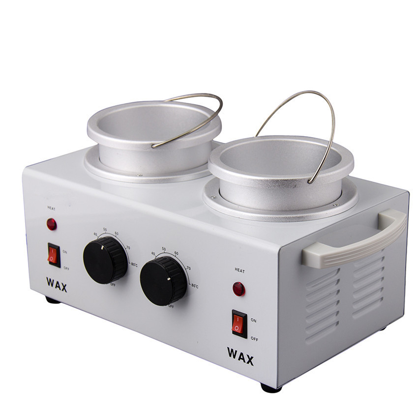 Beauty Salon Use Double Pots Wax Warmer Wax Heater With Temperature