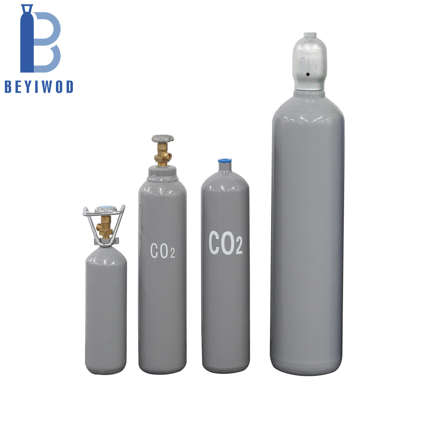 Factory Low Price Sales 48kg 40L Co2 Gas Empty Helium Balloon Argon Gas Cylinder Price with valve