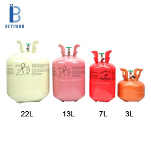 CE DOT KGS GB 20lb 30lb 50lb 70lb 100lb 5L 7L 13L 22L Disposable Helium gas cylinder for inflating Helium balloons