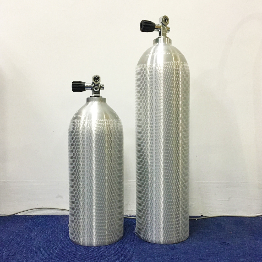 Portable Small High Pressure DOT TPED  3000psi Aluminum Scuba Diving Tanks