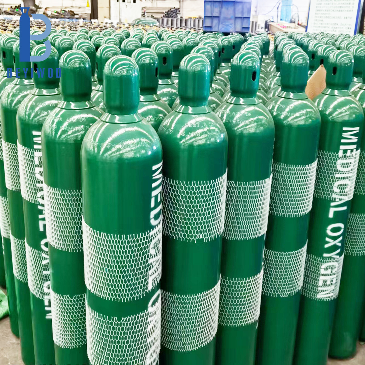 Wholesale High Quality Steel 2L 5L 8L 10L 13.4L 20L Gas Tank Medical Oxygen Cylinder