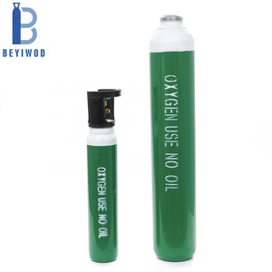 3L 3.5L 5L 7L 10L 13.4L 15L 20L 40L 50L Medical Industrial Oxygen Nitrogen CO2 Argon Steel cylinder with bull nose valve