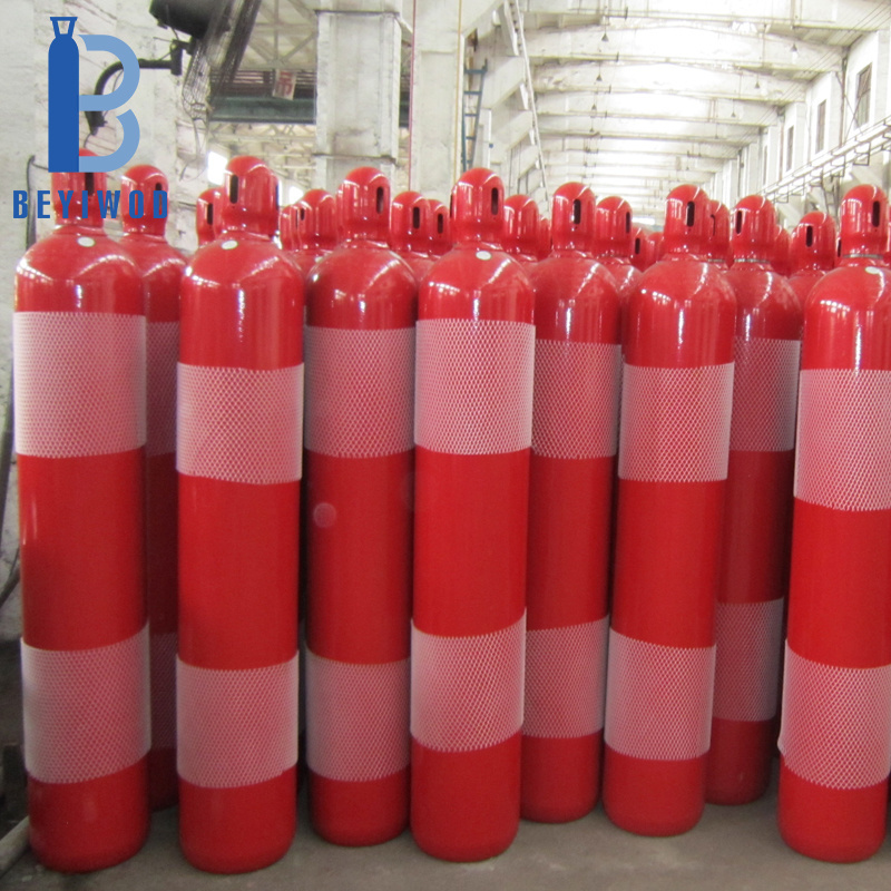 Medical CGA American Standard High Pressure DOT-3AA Seamless Steel Oxygen Steel Gas Cylinder Sizes