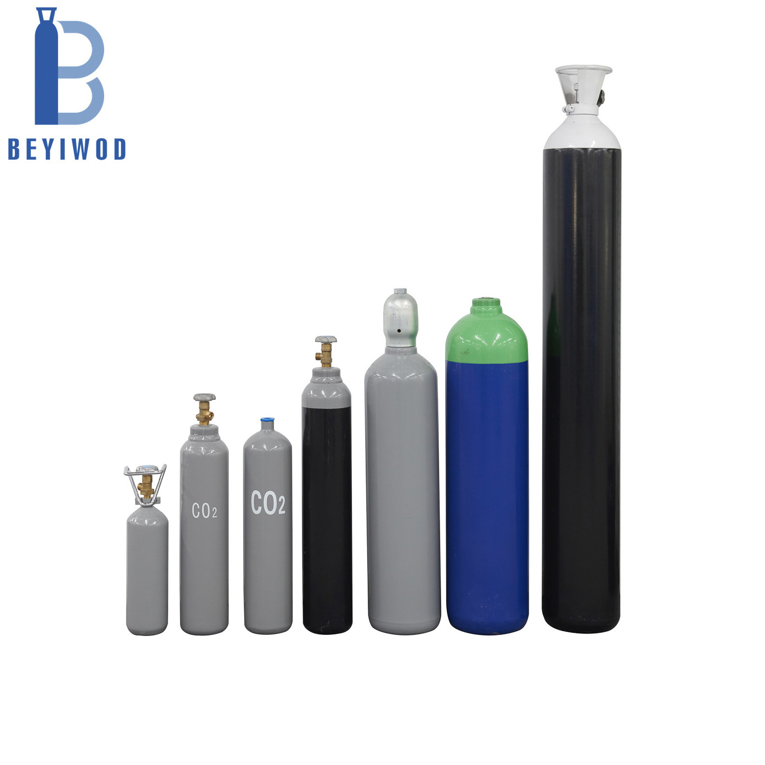 High Pressure oxygen/co2/argon cylinder steel gas cylinder