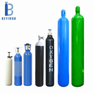 Medical CGA American Standard High Pressure DOT-3AA Seamless Steel Oxygen Steel Gas Cylinder Sizes