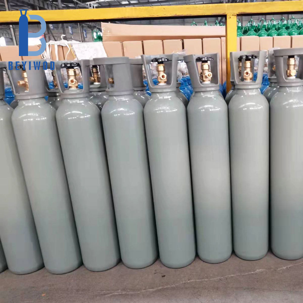 BEYIWOD 2L 5L 8L 10L 15L 20L 40L 50L 68L Steel Carbon Dioxide Bottle Co2 Gas Tank Cylinder for aquarium beverage fire extinguish