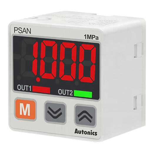 Original Autonics PSAN-1CPV-RC1/8 Compact Digital Display Pressure Sensor