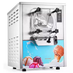 Commercial Automatic Soft Ice Cream Machine 2200W Yogurt Serve Maker 3 Flavors 28L/H Capacity Bakery Use Vegetables Made