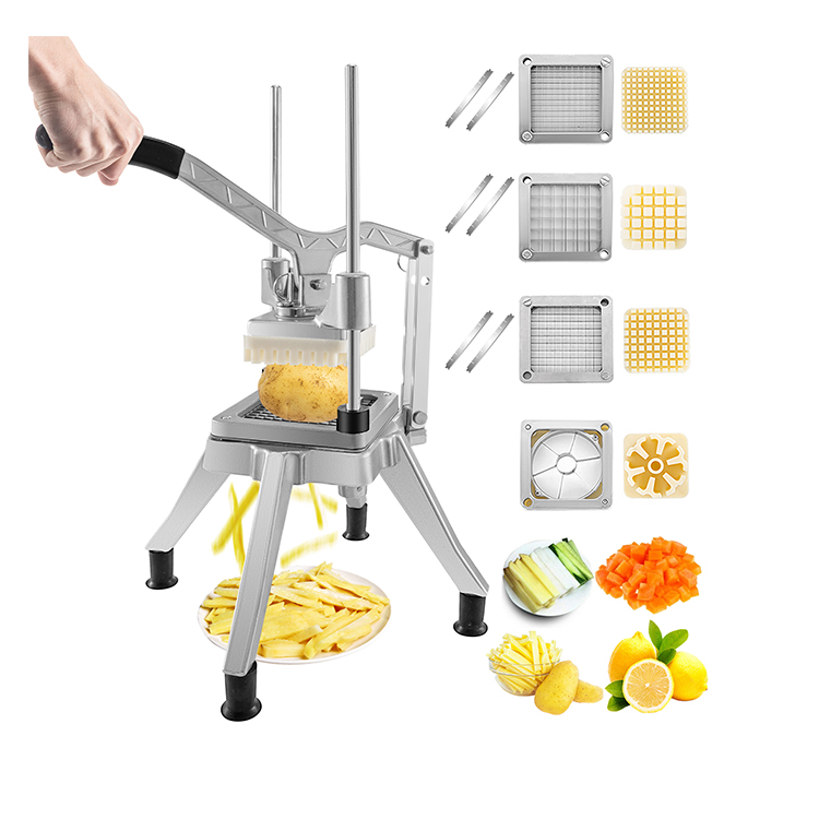 Restaurant Vegetable Cutter Machine Multifunction Industrial slicer shredder Electric manual dicing machine