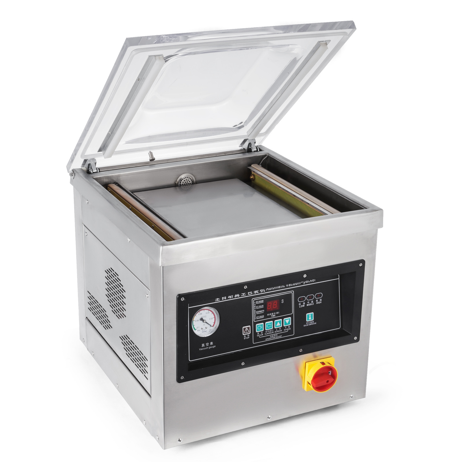 Automatic single chamber food meat grains table vacuum sealer vacuum packing machine