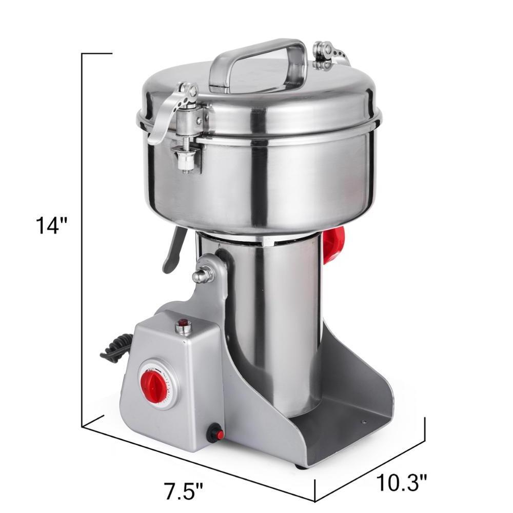 VEVOR NEW 1000G High Speed Electric Herb Coffee Beans Grain Grinder Cereal Mill Flour Powder coating Machine