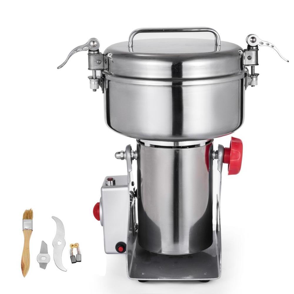 VEVOR NEW 1000G High Speed Electric Herb Coffee Beans Grain Grinder Cereal Mill Flour Powder coating Machine