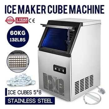 60kg Commercial Automatic Cube Ice Maker Machine Crystal Ice Maker Machine ice Makers