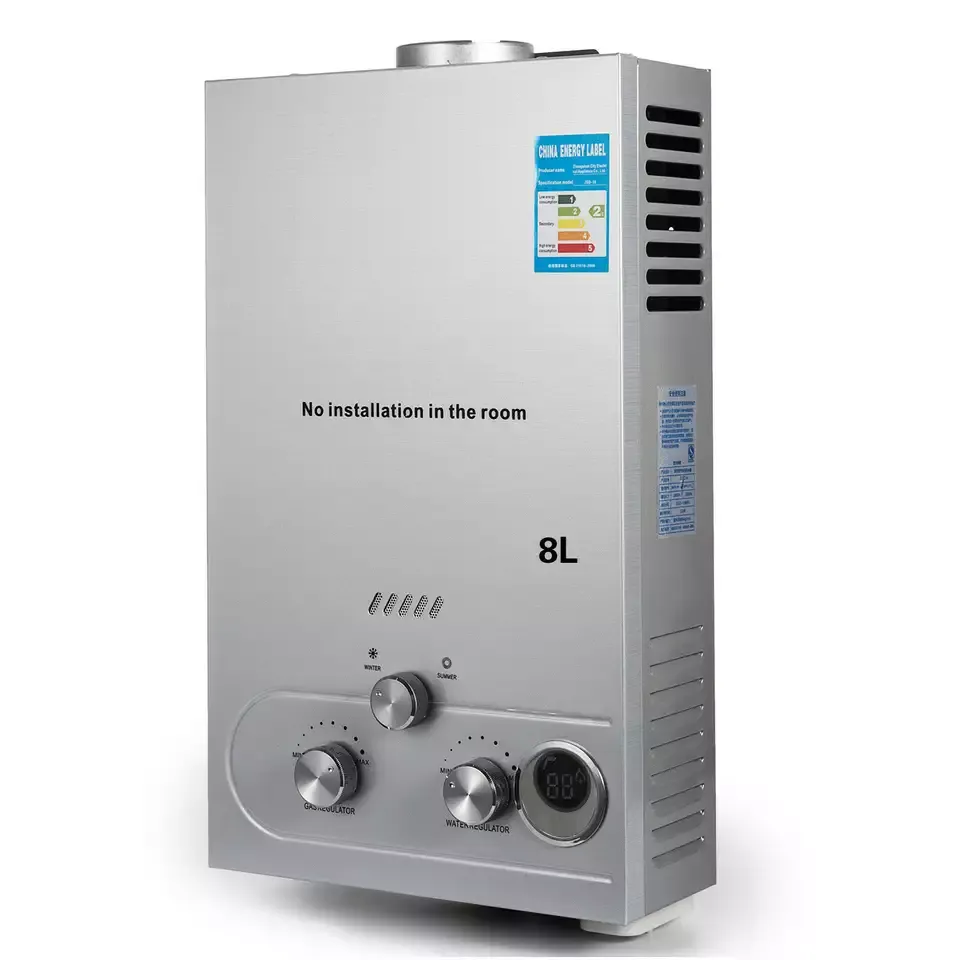 Direct Selling 8L 8 L/min water heater installation water heater gas