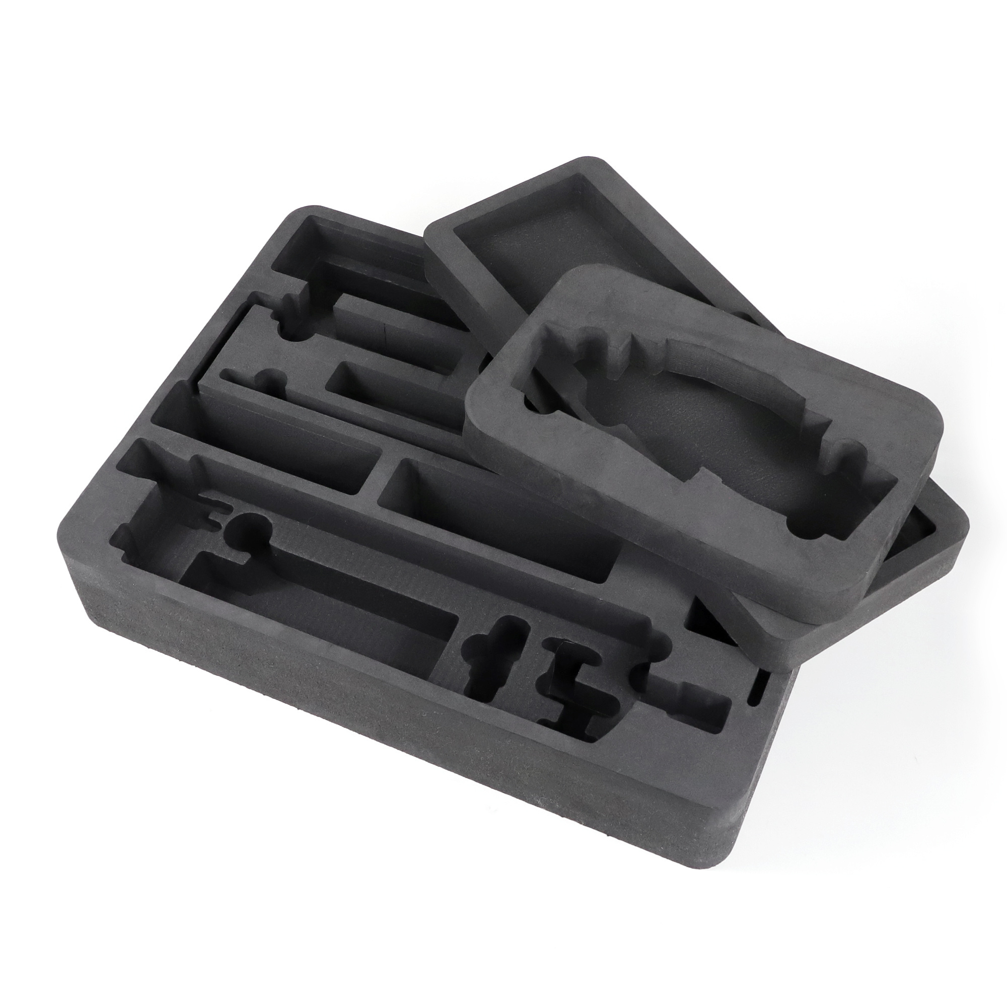 Custom Storage Black Cut EVA Foam Tool Box Insert for Packaging Shapes Tray