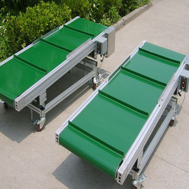 Food grade white PVC PU  potato chips fries biscuits use belt conveyor conveyor for food factory